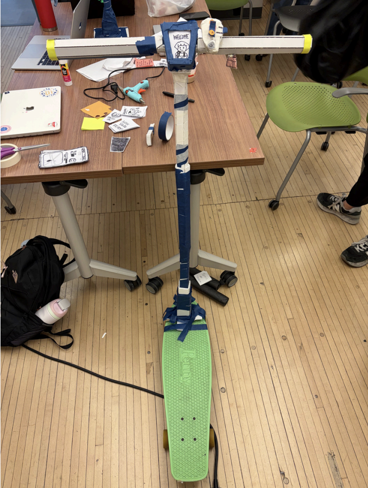 Iteration round one of scooter form and control refinements